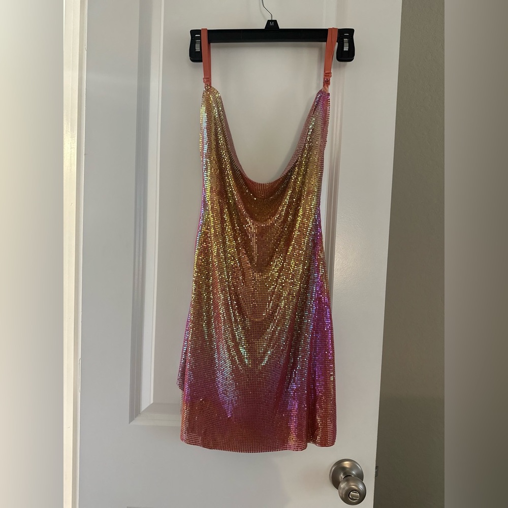 White Fox Boutique sparkle mini dress